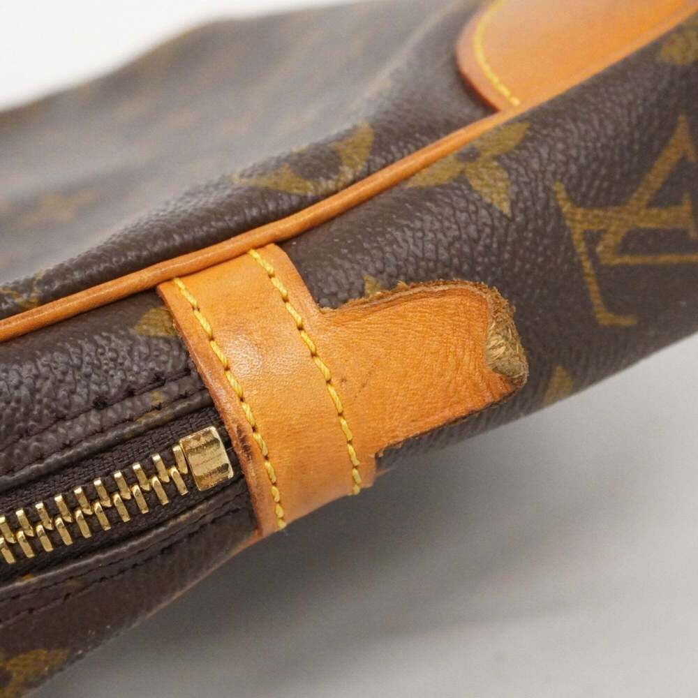 LOUIS VUITTON Authentic Brown Monogram Clutch Bag - Picture 8 of 11